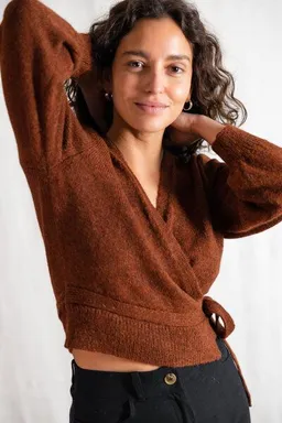 Jyoti - Fair Works Jyoti - Fair Works Baby-Alpaka Wickelcardigan Abancay – Produktbild 1 von 1