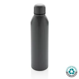 XD Collection RCS recycelte Stainless Steel Vakuumflasche, anthrazit, Dunkelgrau, – Produktbild 1 von 1
