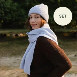 NORDLICHT NORDLICHT SET | Wollschal Mira & Wollmütze Jona – Produktbild 1 von 1
