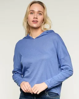 Alma & Lovis Alma & Lovis Softer Ringel-Melange-Hoodie aus 100% Bio-Baumwolle | Melange Hoodie – Produktbild 1 von 1
