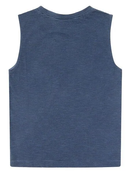 KnowledgeCotton Apparel KnowledgeCotton Apparel Gestreiftes Top Slub, Navy, – Produktbild 2 von 4