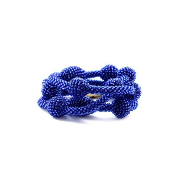 Sakiba Sakiba Kette lang/Dreifacharmband Morse ”Liebe”, Blueberry, – Produktbild 3 von 4