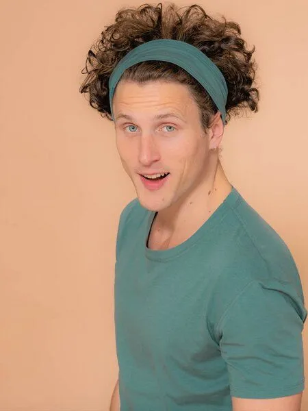 nice to meet me nice to meet me Hairband TENCEL®, Olive, – Produktbild 2 von 2