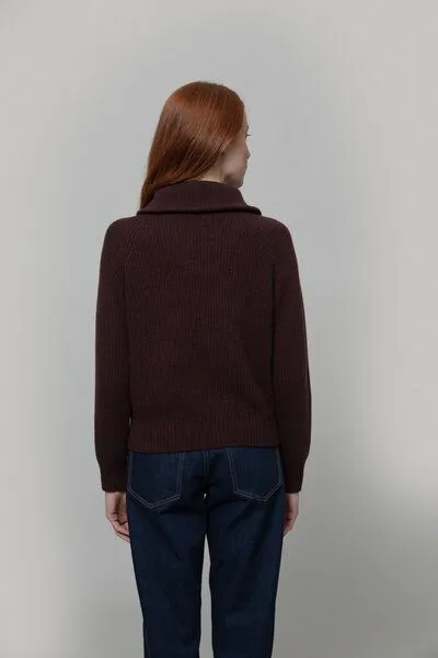 Rifò - Circular Fashion Made in Italy Rifò - Circular Fashion Made in Italy Pullover Annalisa aus recycelter Wolle, Braun, – Produktbild 2 von 4