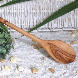 Olivenholz erleben Olivenholz erleben Kochlöffel RUND (30 cm) aus Olivenholz – Produktbild 1 von 1