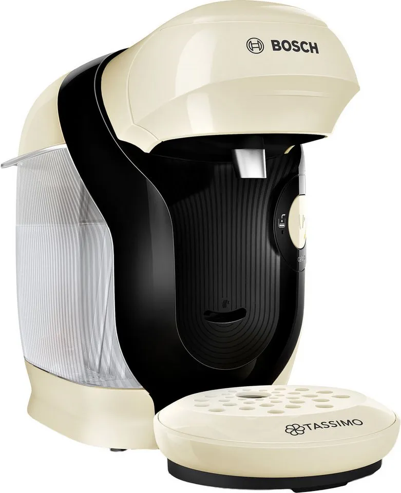 Tassimo Tassimo Kapselmaschine style friendly TAS117E, über 70 Getränke, platzsparend, geeignet für alle Tassen, Wassertank 0,7 L, Beige, – Produktbild 2 von 5