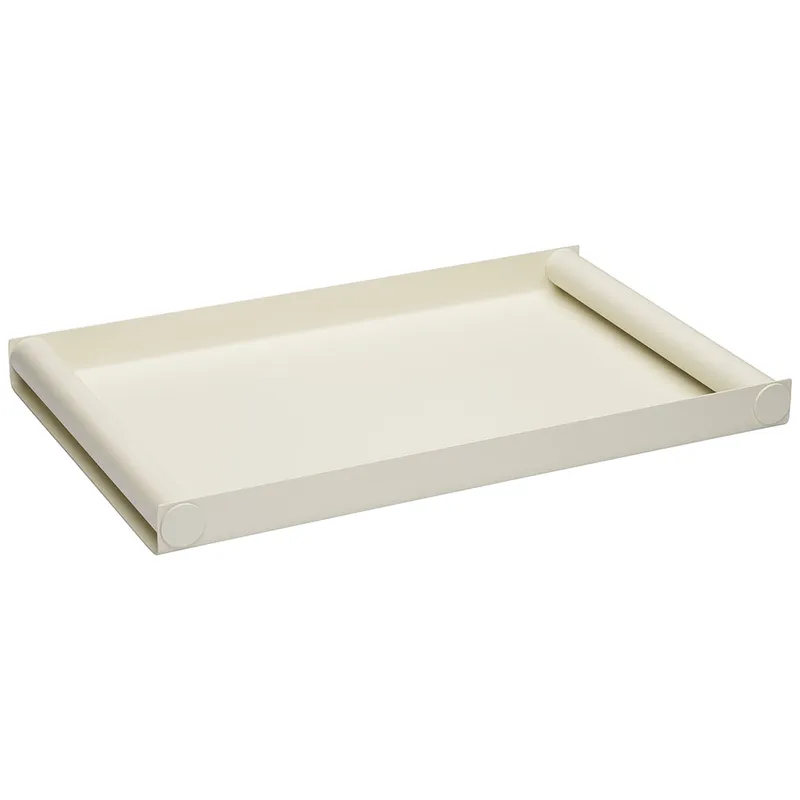 Design Letters Ray Tray Serviertablett – Groß, white – Produktbild 1 von 2