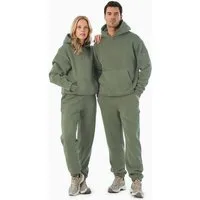 ORGANICATION ORGANICATION PARKERR | Essentials Travel Unisex Jogginghose aus Bio-Baumwolle & Recyceltem Polyester, Olive, – Produktbild 1 von 1