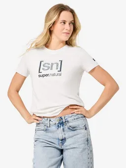 Super.Natural Super.Natural Merino T-Shirt W Logo SN Bandana Bio C Tee für Damen – Produktbild 1 von 1
