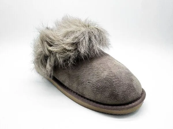 thies thies 1856 ® Bad Hair Day Stiefel aus Schaffell, Elephant grey, – Produktbild 3 von 4
