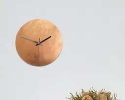 Calvill Calvill Lautlose Wanduhr aus reinem Kupfer – Produktbild 1 von 1