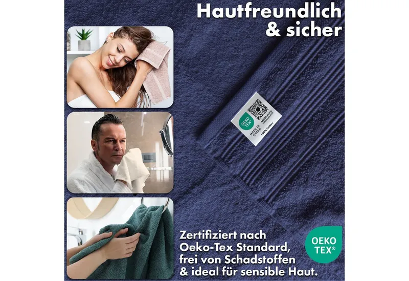 Kubus Handtuch Loomify, Weich, saugstark und hautfreundlich, Erstklassige Baumwolle erhältlich in vielen Größen und Farben, Skipper bue, – Produktbild 3 von 5