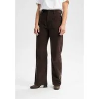 MELA Cord Hose mit hohem Bund und weitem Bein OORJA | von MELA | Fairtrade & GOTS zertifiziert, Walnuss, – Produktbild 1 von 1