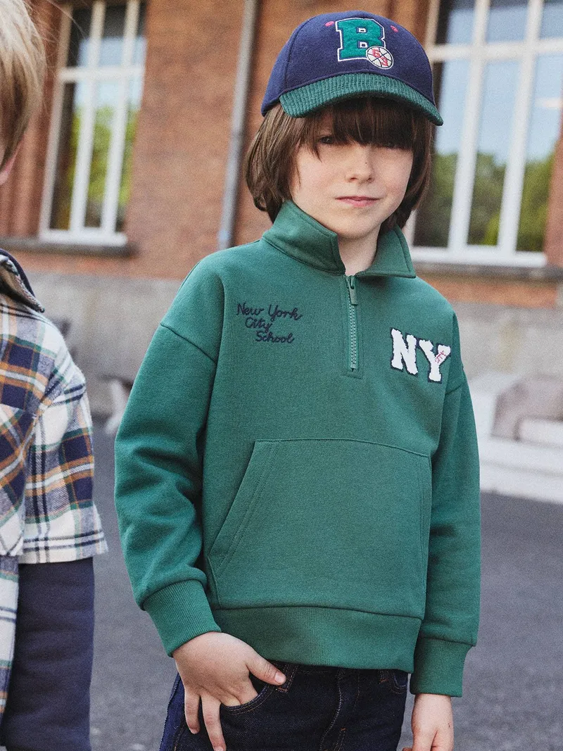 Vertbaudet Warme Jungen Cap BALTIMORE, Marine, – Produktbild 4 von 4