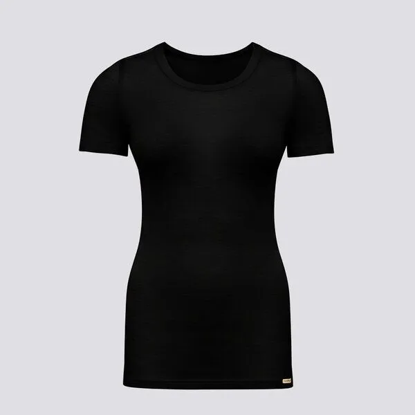 comazo|earth comazo|earth Merinowolle-Seide Shirt, GOTS zertifiziert, Schwarz, – Produktbild 3 von 7