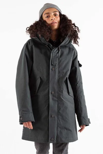 JECKYBENG JECKYBENG The JACKET - Unisex Parka aus Bio-Baumwolle, Graugrün, – Produktbild 3 von 4