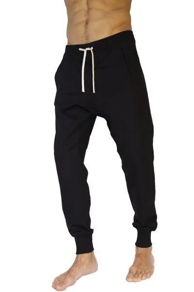 M23 M23 Herren Jogginghose aus Bio-Baumwolle, Modell "Clint", Schwarz, – Produktbild 2 von 5