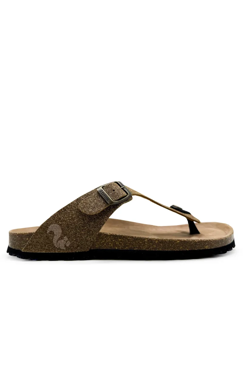 thies thies Damen vegan Sandalen Eco Thong, Braun, – Produktbild 2 von 2