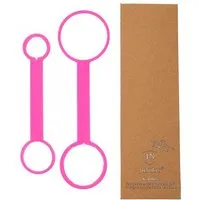 JN JuNiki's JN JuNiki's Pimp my bottle: JuNiki´s® Zubehör - 2er Set Deckelhalter in 8 Farben, Pink, – Produktbild 1 von 1