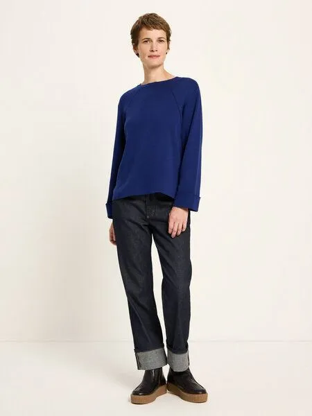 LANIUS LANIUS Pullover in Punto Milano, Purple blue, – Produktbild 2 von 4