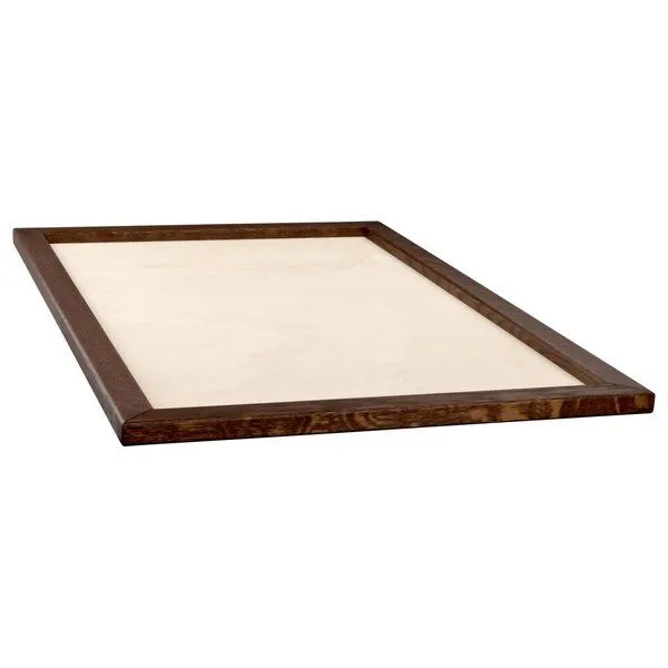 Kork-Deko Kork-Deko Rahmen 90x60 cm für Pinnwand aus Kork – Eiche dunkel – DIY Holzrahmen leer – Produktbild 2 von 4