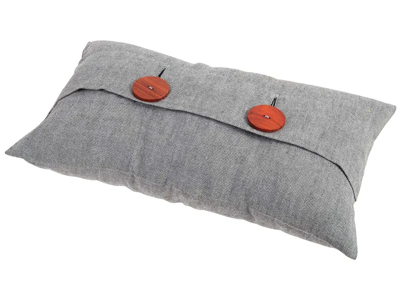 HängemattenGlück HängemattenGlück Kissenbezug aus reiner Bio Baumwolle 50x30cm viele Farben, Hellgrau (grau), – Produktbild 1 von 5