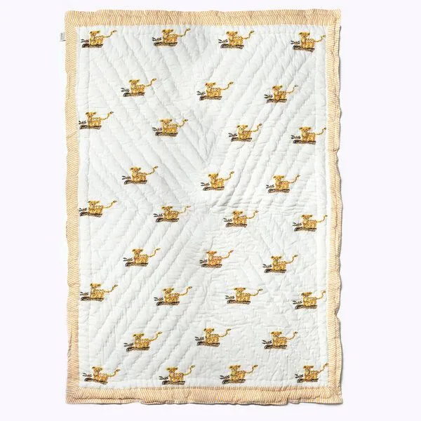 KIKOONI KIKOONI Kleine Tagesdecken und Kinder - Kuscheldecken " COZY K", My little leo, – Produktbild 3 von 4