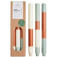 Originalhome Originalhome Schichtkerzen für bewusste Geschenke S/3 - paraffinfrei & vegan, Pine tree, – Produktbild 1 von 1