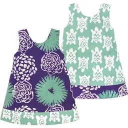 Global Mamas Global Mamas Baby Bio Wendekleid REVERSIBLE - Garden – Produktbild 1 von 1