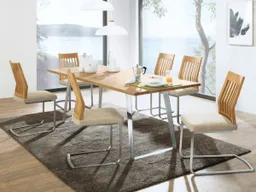 allnatura allnatura Stuhl "Espada" | mattschwarz | Kernbuche | Wollfilz – Produktbild 1 von 1