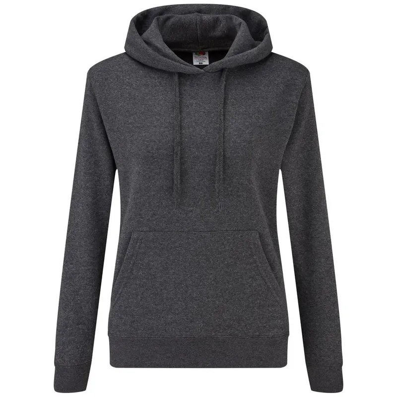 Fruit Of The Loom Fruit of the Loom Classic Hoodie 16.2038 Gr. 2XL dark heather grey – Produktbild 1 von 1