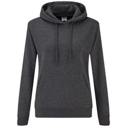 Fruit Of The Loom Fruit of the Loom Classic Hoodie 16.2038 Gr. M dark heather grey – Produktbild 1 von 1