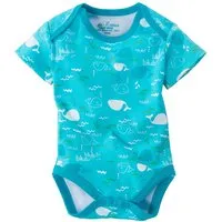 HANS NATUR Baby Body Kurzarm Bio Baumwolle Wale Gr.86/92, Mehrfarbig, – Produktbild 1 von 1