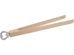 Grillzange aus Holz mit integriertem Flaschenöffner – Produktbild 1 von 1