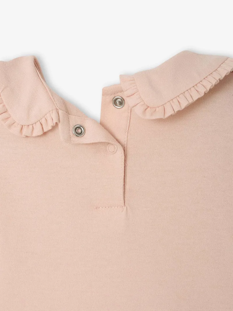 Vertbaudet Mädchen Baby Shirt, Hellrosa, – Produktbild 3 von 4
