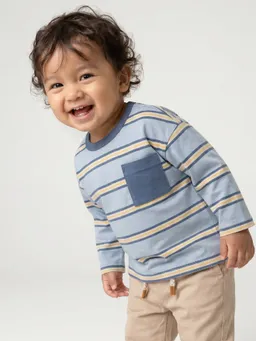 Vertbaudet Baby Shirt mit Brusttasche  100% Bio-Baumwolle GOTS-zertifiziert – Produktbild 1 von 1