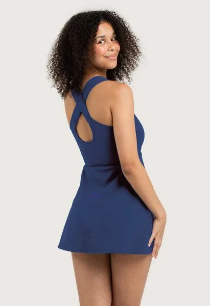 Frija Omina Frija Omina Recycling Badekleid / Tankini Mare uni, Dunkelblau, – Produktbild 3 von 3