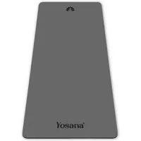 Yosana Yosana Yogamatte Ultra Grip inkl. Baumwolltragegurt, Grau, – Produktbild 1 von 2