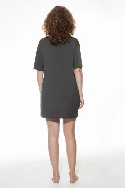 mey Mey Bigshirt / Nachthemd "Pure Chic" aus FSC-Modal, Thunder grey, – Produktbild 2 von 4