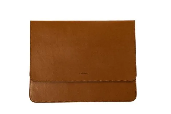 GREVIRO GREVIRO Tablet Tasche aus Kaktusleder (vegan) - für iPad Pro / iPad Air / Surface / Galaxy Tab, Camel braun, – Produktbild 1 von 4