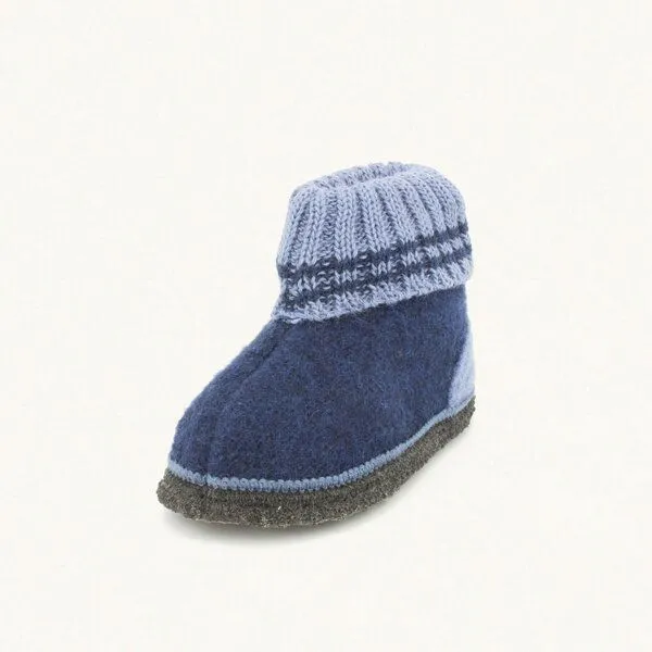 Kitz-Pichler Kitz-Pichler Walkpantoffel Oetz Kinder, Dunkel-blau, – Produktbild 3 von 4