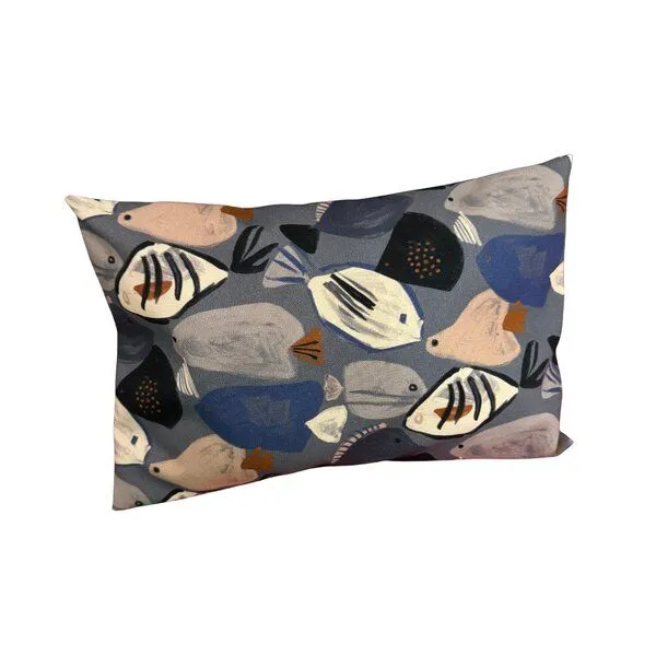 NoWaste Wrapping NoWaste Wrapping Zirbenkissen Kopfkissen Schlafkissen 20 x 30 cm, Fische, – Produktbild 1 von 2
