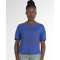 Alma Lovis Alma & Lovis Lässiges Shirt aus leichter Bio-Baumwolle / EcoVero | Flame T, Blue (blau), – Produktbild 1 von 1