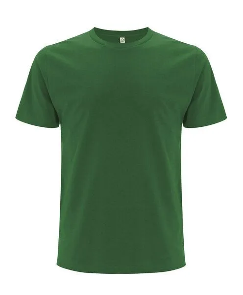 Earth Positive Earth Positive Unisex T-Shirt aus reiner Bio Baumwolle, Blattgrün, – Produktbild 1 von 2