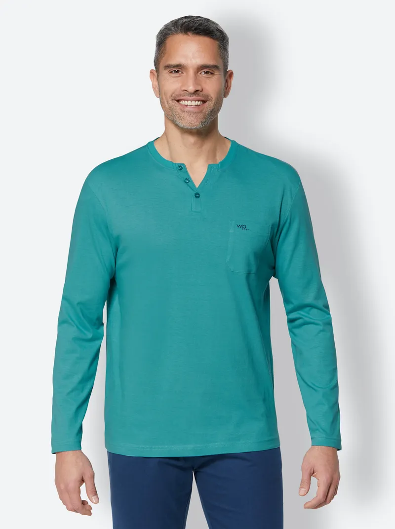 wäschepur men Schlafanzug-Shirt ozean, Ozean, – Produktbild 2 von 2