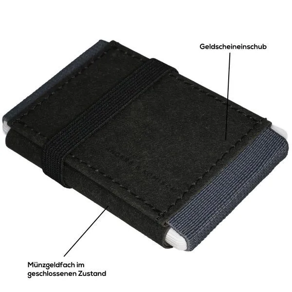 ANDERS & KOMISCH ANDERS & KOMISCH Kleines Portemonnaie A&K MINI schwarz-grau – Produktbild 7 von 7