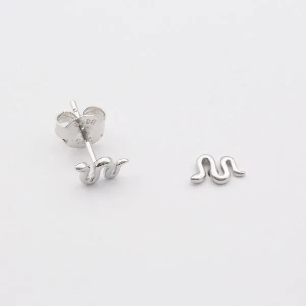 Jewelberry Jewelberry Stecker Modell: Tiny Snake, Silber, – Produktbild 1 von 1