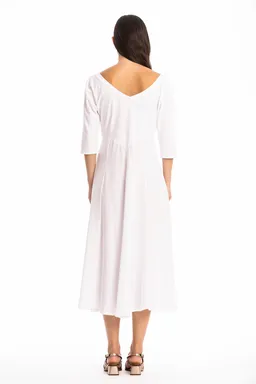 RAVENS VIEW IBIZA RAVENS VIEW IBIZA Damen vegan Kleid Lima Ls Weiß – Produktbild 1 von 1