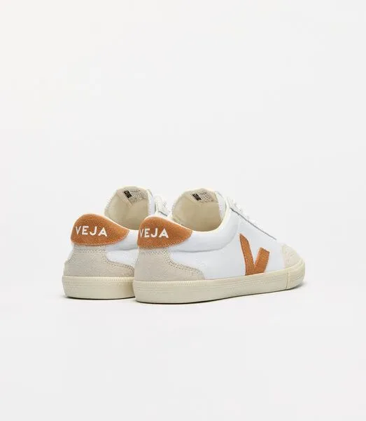 Veja Veja Damen-Sneaker Volley Canvas White Umber – Produktbild 3 von 4