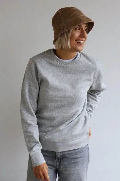 Kultgut Kultgut Biofair - Klassik Sweatshirtpullover / Nature Softly, Graumeliert, – Produktbild 1 von 1